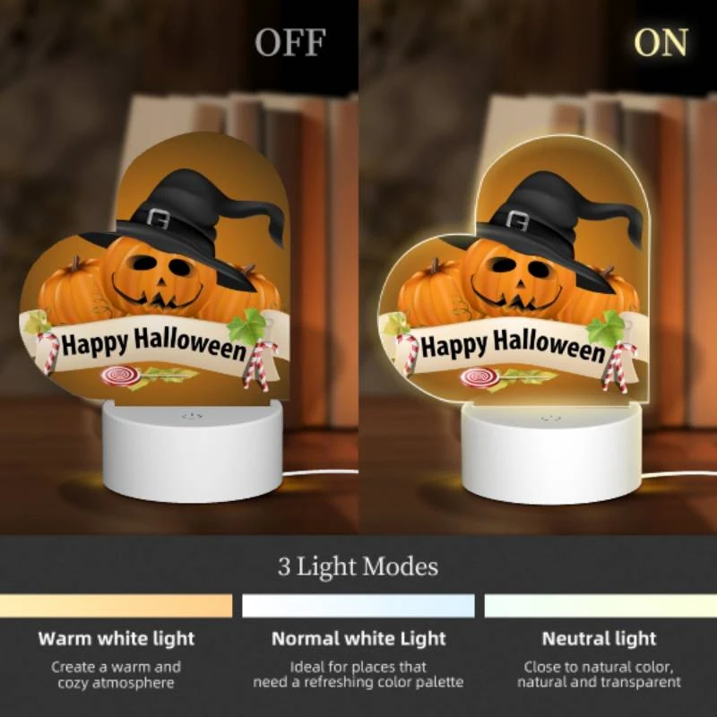 Love Acrylic Night Light, A Halloween sign with a witch's hat and a pumpkin. Love Acrylic Night Light, A Halloween Sign With A Witch's Hat And A Pumpkin. -Acrylic Night Light Shop 81bc79c83064fc87b97b60292c09842d5c4dc388