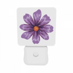 Night Light Set Of 2, A Purple Flower With An Orange Center. -Acrylic Night Light Shop 81cadc23ae939fd3ba55cb21d7a70f7a0a438bf3