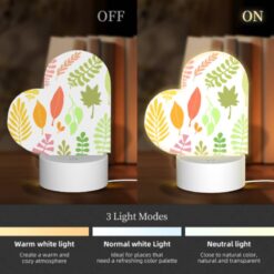 Love Acrylic Night Light, A Collection Of Leaves In Various Colors. -Acrylic Night Light Shop 81fc09a1dec8429c9d525d6944b139cfcd434ee9