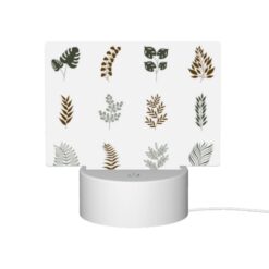 Rectangular Acrylic Night Light, A Collection Of Different Types Of Leaves. -Acrylic Night Light Shop 82120fab2196bfe89e398b0b609ef599fbade1fc
