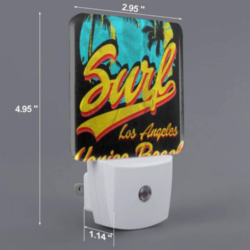 Night Light, A Surfboard Logo With The Words "Surf Los Angeles" Written On It. -Acrylic Night Light Shop 8221180a8578f61b8d5995974273d2c305046fcd