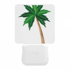 Night Light, A Green And Brown Palm Tree With A Brown Trunk. -Acrylic Night Light Shop 822364259822d19868df38335d74af0bb6a60666