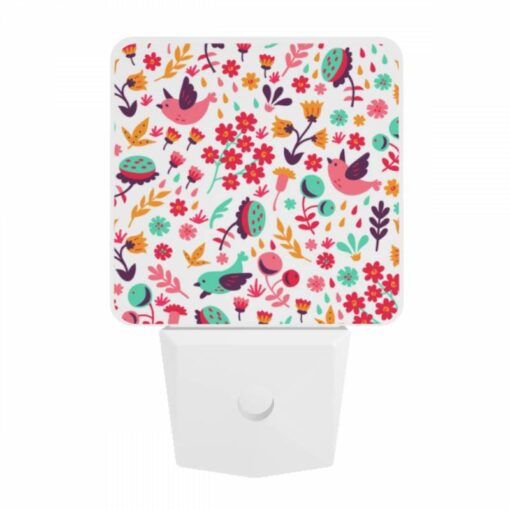 Night Light, A Colorful Bird With A Flower In Its Mouth. -Acrylic Night Light Shop 822cd579f963786b5a75bf608421c989b377e336