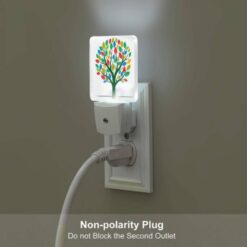 Night Light Set Of 2, A Colorful Tree With Leaves In Different Colors. -Acrylic Night Light Shop 823d5b535080886f86e43b69e910ca11f020e25d