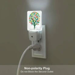 Night Light Set Of 2, A Colorful Tree With Leaves In Different Colors. 4 Night Light Set Of 2, A Colorful Tree With Leaves In Different Colors. -Acrylic Night Light Shop 823d5b535080886f86e43b69e910ca11f020e25d