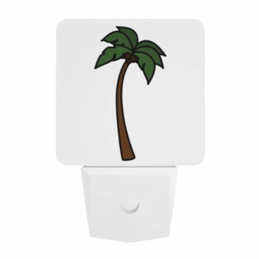 Night Light, A Cartoon Drawing Of A Palm Tree. -Acrylic Night Light Shop 824c86a4fc14da035162eae9e695c3a48a7a4f37