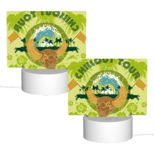 Rectangular Acrylic Night Light, A Colorful Advertisement For A Beachside Tour. -Acrylic Night Light Shop 82573bb0cc6406a3bad3cd0f28833e02597ac0da 1