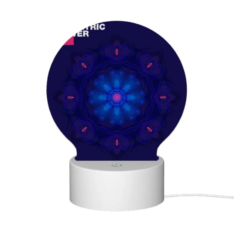 Round Acrylic Night Light, A blue and pink geometric flower. Round Acrylic Night Light, A Blue And Pink Geometric Flower. -Acrylic Night Light Shop 8291134394f231231c82a8a8db33e2f50a8e18f0