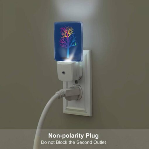 Night Light, A Colorful Tree With A Bird Perched On A Branch. -Acrylic Night Light Shop 82f0cec4ae2294703bdf9b81cb091e473708a7e2
