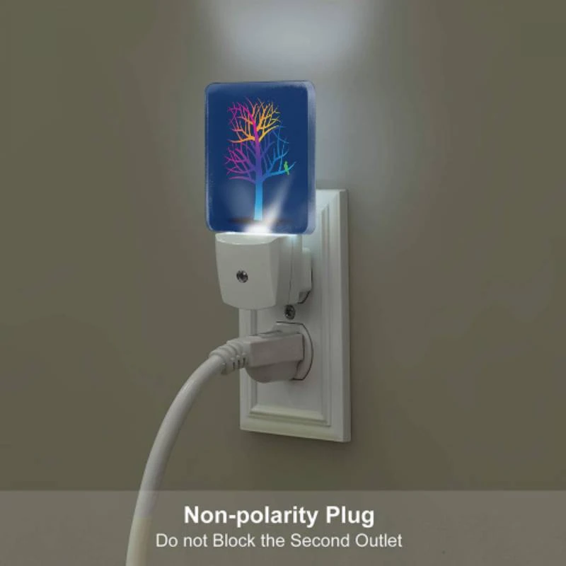 Night Light, A colorful tree with a bird perched on a branch. Night Light, A Colorful Tree With A Bird Perched On A Branch. -Acrylic Night Light Shop 82f0cec4ae2294703bdf9b81cb091e473708a7e2