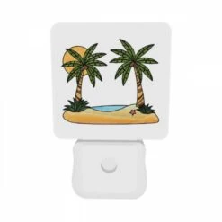 Night Light Set Of 2, A Cartoon Drawing Of A Tropical Island With Two Palm Trees And A Sun. 7 Night Light Set Of 2, A Cartoon Drawing Of A Tropical Island With Two Palm Trees And A Sun. -Acrylic Night Light Shop 8473d5b85d17b468cec02cce95d49e2fa9941391