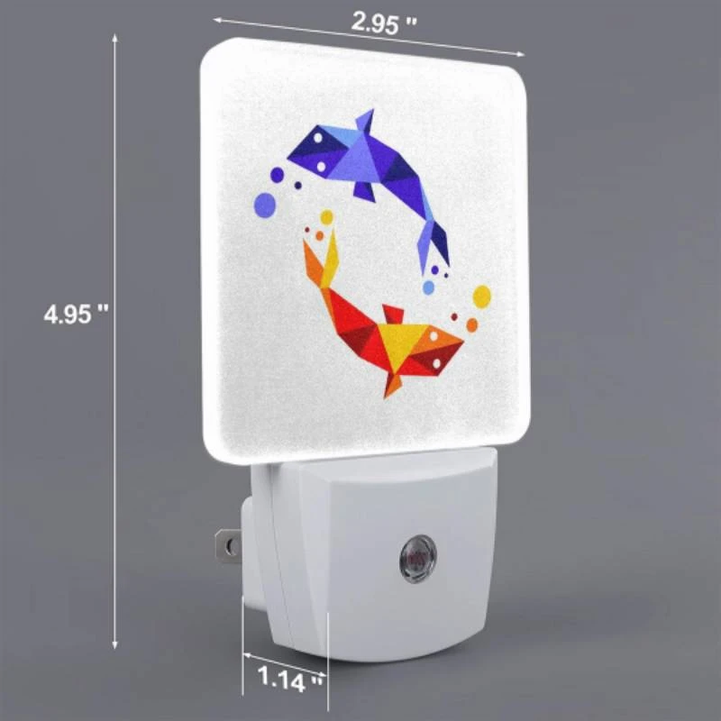 Night Light Set of 2, A red and yellow fish swimming in the ocean. Night Light Set Of 2, A Red And Yellow Fish Swimming In The Ocean. -Acrylic Night Light Shop 848122b82d13cbe575251d2c2052da7892df7694