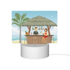 Rectangular Acrylic Night Light, A Man And Woman Are Sitting At A Bar Under A Thatched Roof 9 Rectangular Acrylic Night Light, A Man And Woman Are Sitting At A Bar Under A Thatched Roof -Acrylic Night Light Shop 84a7fc98d2189369466dc1613c4e9799ac00f0c8