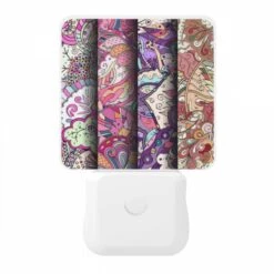 Night Light, Three Colorful Designs Are Displayed On A Wall. -Acrylic Night Light Shop 854f1e1c2dabf15447d2e9b86a0fe6f487008dcc