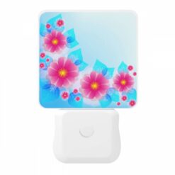 Night Light, A Blue And Pink Flower Arrangement. -Acrylic Night Light Shop 85c447454cd4f0cdbcf9c762ff7fcfa9bb0c1c93