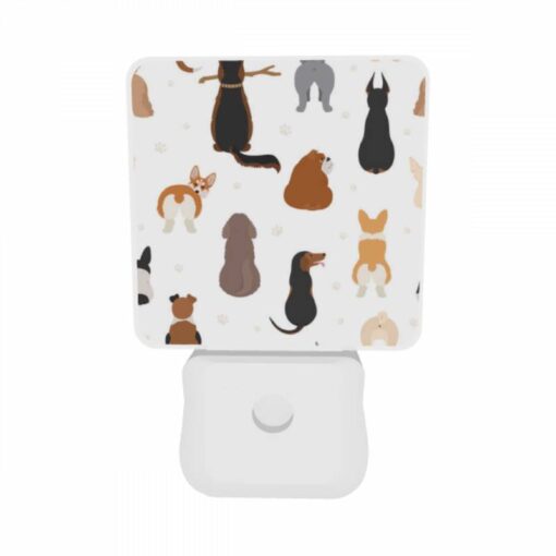 Night Light Set Of 2, A Collection Of Different Dog Breeds. -Acrylic Night Light Shop 861678a8be54f2e673e592ea61a9a3e8435ab087