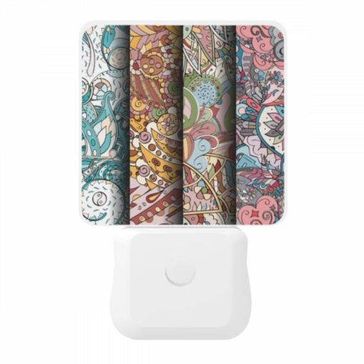 Night Light, Four Different Colored Paintings Of Flowers. -Acrylic Night Light Shop 861b7d6f368c7ad0b54f1a1be813820875976002