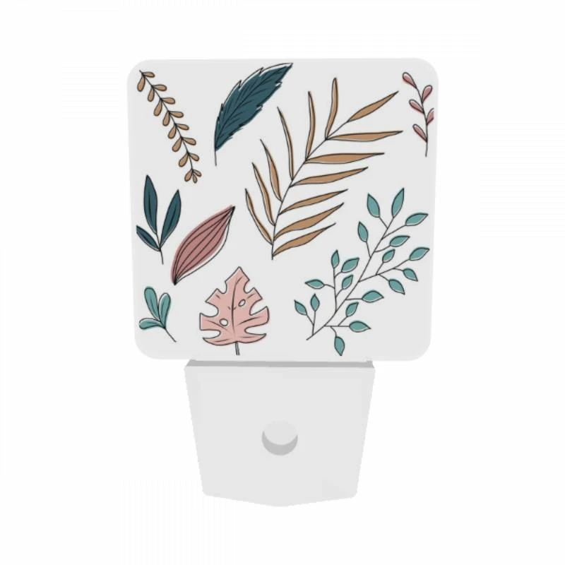 Night Light Set of 2, A collection of leaves and flowers in various colors. Night Light Set Of 2, A Collection Of Leaves And Flowers In Various Colors. -Acrylic Night Light Shop 86578bb253e369f61b6fb921327368f5d6fad10b