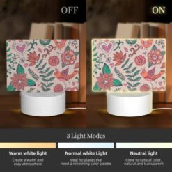 Rectangular Acrylic Night Light, A Colorful Bird Is Sitting On A Branch. 2 Rectangular Acrylic Night Light, A Colorful Bird Is Sitting On A Branch. -Acrylic Night Light Shop 8675eccd93e2c7fea880e732ca9190b9293e2f20