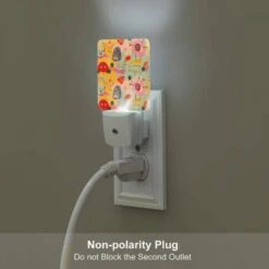 Night Light Set Of 2, A Colorful And Whimsical Pattern Featuring A Variety Of Animals And Objects. 4 Night Light Set Of 2, A Colorful And Whimsical Pattern Featuring A Variety Of Animals And Objects. -Acrylic Night Light Shop 86788d5b46773e1489e7e0aaaab864f430b66d94