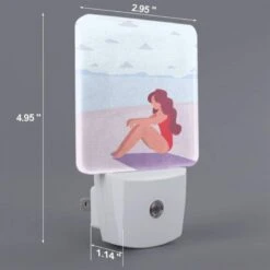 Night Light, A Woman In A Red Bathing Suit Is Sitting On The Beach. 1 Night Light, A Woman In A Red Bathing Suit Is Sitting On The Beach. -Acrylic Night Light Shop 87a4aa8c9acc06c86f747f9c4507db36030bc2fe