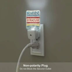 Night Light Set Of 2, A Sign That Says "Welcome To Syracuse -Acrylic Night Light Shop 8857ef70a32ac1baf9e9a106f239c75c1be5ebc0