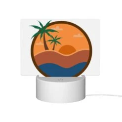 Rectangular Acrylic Night Light, A Sunset Scene With A Beach And Palm Trees. 9 Rectangular Acrylic Night Light, A Sunset Scene With A Beach And Palm Trees. -Acrylic Night Light Shop 889951778336a087bac4feff0ba5ed4b666903c3