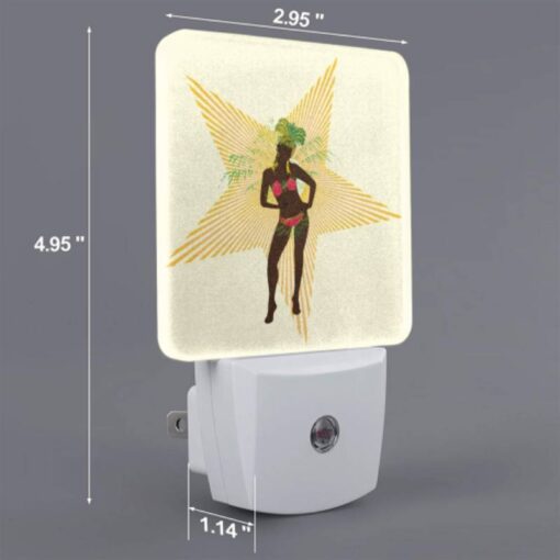Night Light, A Woman In A Bikini Is Standing In Front Of A Star. -Acrylic Night Light Shop 8a05594b17ca74eeaaf8808660925f38c0e009a0