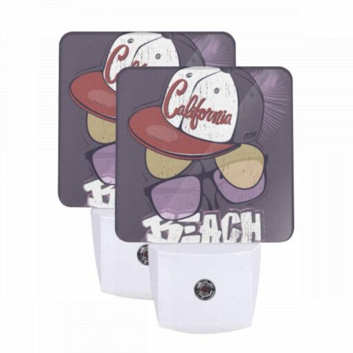 Night Light Set Of 2, A California Hat With Sunglasses On Top. -Acrylic Night Light Shop 8a476f6a8e6e61a9ff183ff7cac7c8b6f1c664ee