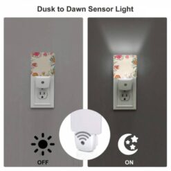 Night Light, A Colorful Floral Pattern Is Displayed On A White Background. -Acrylic Night Light Shop 8a78ccd5a94b955f667acdc626ba012b70312a08