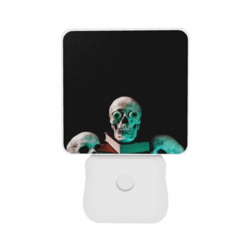 Night Light Set Of 2, A Stack Of Books With A Skull On Top. -Acrylic Night Light Shop 8a8f2a902031c7ac2e4e4a1bc2c049a4e419ea6d