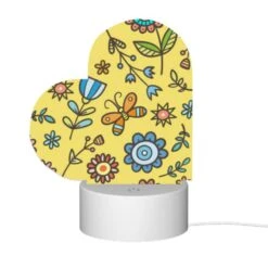 Love Acrylic Night Light, A Colorful Flower Pattern With Yellow Background. -Acrylic Night Light Shop 8b59c8ebbb7eddb2e450176a3c33902ebf5810ac
