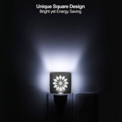 Night Light, A Black And White Flower Design. -Acrylic Night Light Shop 8c42117057fccbefe847e1ca7cbb7c8650b8a2a2