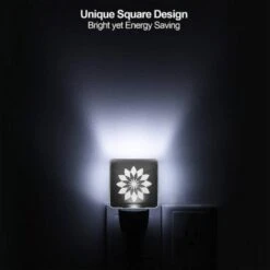 Night Light, A Black And White Flower Design. 4 Night Light, A Black And White Flower Design. -Acrylic Night Light Shop 8c42117057fccbefe847e1ca7cbb7c8650b8a2a2