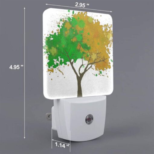 Night Light, A Tree With Green And Yellow Leaves. -Acrylic Night Light Shop 8c9e0836929ea67e2c279590ddca9d2640d0e6a0