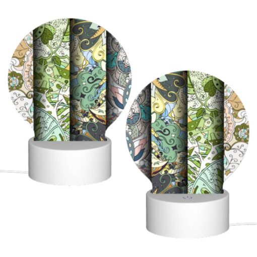 Round Acrylic Night Light, Three Colorful Designs Are Displayed On A Wall. -Acrylic Night Light Shop 8d1a817a54ed53b262464034ea2898c113e3b4f4