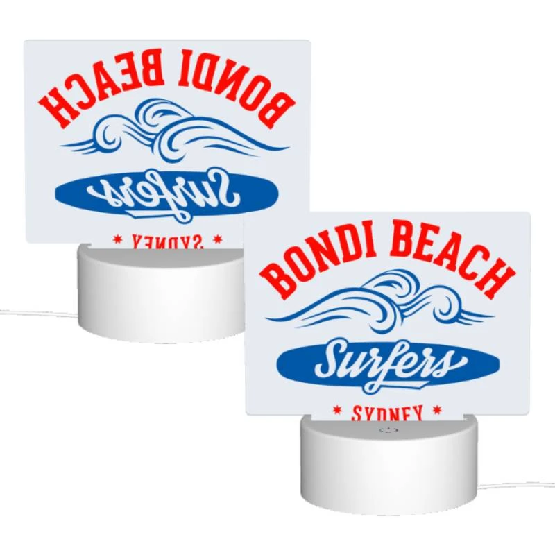Rectangular Acrylic Night Light, A logo for Bondi Beach Surfers. Rectangular Acrylic Night Light, A Logo For Bondi Beach Surfers. -Acrylic Night Light Shop 8e3d9811f4f5b5eca31b2daace6709413e01b79b