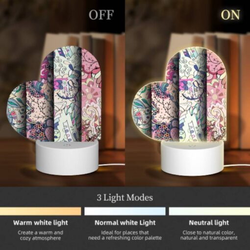 Love Acrylic Night Light, Four Different Colored Designs Of Flowers. -Acrylic Night Light Shop 8fe36966e90607023cdc5dd1869254e0afaf3844