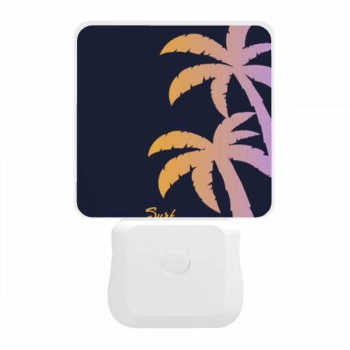 Night Light, A Colorful Image Of Palm Trees With The Words "Long Beach" Written Underneath. -Acrylic Night Light Shop 907b7b6622aa17fad54e182a6f6b76033cd75752