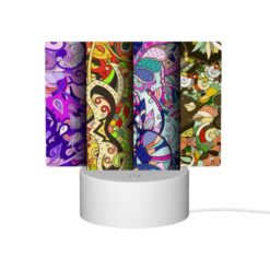 Rectangular Acrylic Night Light, Four Different Colored Designs Of A Leaf. -Acrylic Night Light Shop 90f8b9b5daaac5682aeb70d254b5821704f1c188