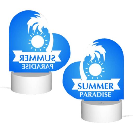 Love Acrylic Night Light, A Blue And White Logo For Summer Paradise. -Acrylic Night Light Shop 911fc92031a2f315acb17446e05408658e51200b