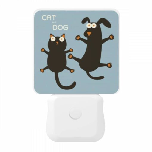 Night Light, A Cat And A Dog Are Standing On Their Hind Legs. -Acrylic Night Light Shop 91a1821308c77d2f23080c7643acd7fe5e2b6021
