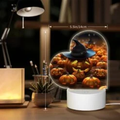 Love Acrylic Night Light, A Witch's Hat Is On Top Of A Pumpkin. 5 Love Acrylic Night Light, A Witch's Hat Is On Top Of A Pumpkin. -Acrylic Night Light Shop 91cd85a0ab5b75de36022c9fa72ed5865d02ad56