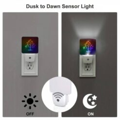 Night Light Set Of 2, A Colorful Tree With Leaves And A Blue Trunk. -Acrylic Night Light Shop 92ac62d4948b0a1ef1f258798142007d53e998c1