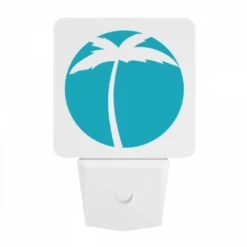 Night Light, A Blue Circle With A Palm Tree In It. 7 Night Light, A Blue Circle With A Palm Tree In It. -Acrylic Night Light Shop 92b28a254eb34a85bdea5ebf488488e49c84f5e5