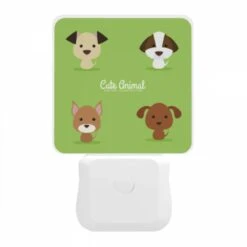 Night Light, Four Different Colored Dogs Are Shown In A Row. 9 Night Light, Four Different Colored Dogs Are Shown In A Row. -Acrylic Night Light Shop 92dc99d8e705744cd62845bb755f3c47e2319791