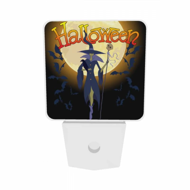 Night Light Set of 2, A witch is standing in front of a full moon. Night Light Set Of 2, A Witch Is Standing In Front Of A Full Moon. -Acrylic Night Light Shop 92e6080bf46456084716c49b6b6fa1df91981d90