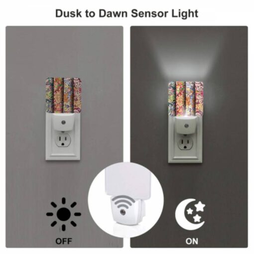 Night Light, Four Colorful And Intricate Designs Are Displayed Side By Side. -Acrylic Night Light Shop 9330d7f133732bb43a031754e42975d53cda6948