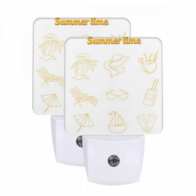 Night Light Set of 2, A collection of summer time icons. Night Light Set Of 2, A Collection Of Summer Time Icons. -Acrylic Night Light Shop 933756ad498df25e60792481e939e6e9efca4735