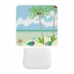 Night Light, A Painting Of A Beach With Palm Trees And A Crab. 9 Night Light, A Painting Of A Beach With Palm Trees And A Crab. -Acrylic Night Light Shop 9439b5013e5848fca672c3e40cea429daf5c85d3